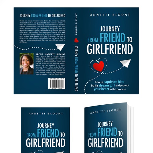 Design a book cover that is fun and playful to help single women experience love beyond friendship Ontwerp door Charala