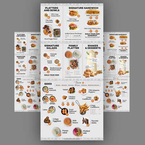 CURRENT MENU REDESIGN Design by Dzhafir