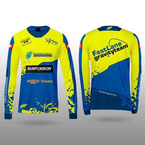 Create a cool Jersey for our Mountainbike - Kiddies Diseño de Stas Aer