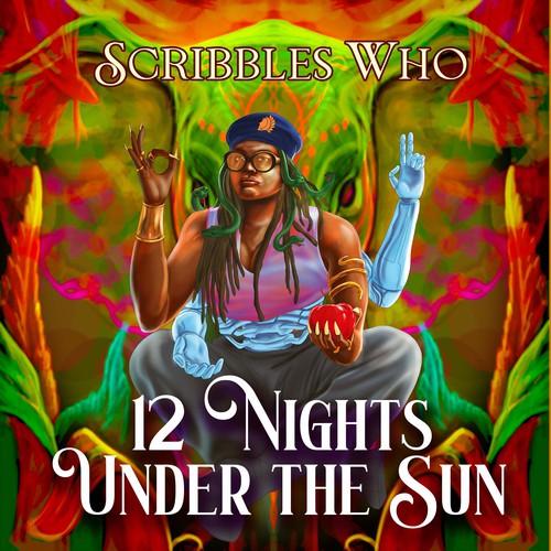 12 Nights Under the Sun - Album Cover Diseño de m(e_e)m