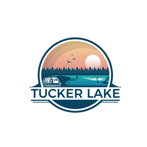 Design a playful logo for a lake waterpark and RV campground Design by ekhodgm