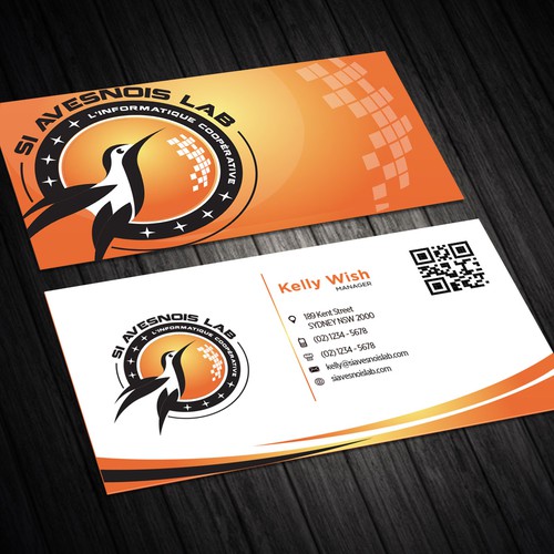 Business card contest entry by $@dewo