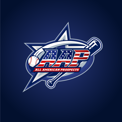 Diseño de All American Prospects Baseball logo design! de Zept'ID99™