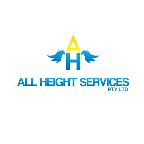 Create a height safety logo out of the letters 'AHS' Design by Diadee