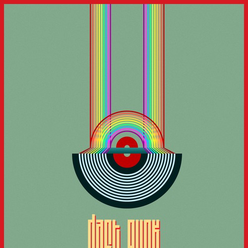 99designs community contest: create a Daft Punk concert poster Diseño de Angeleta