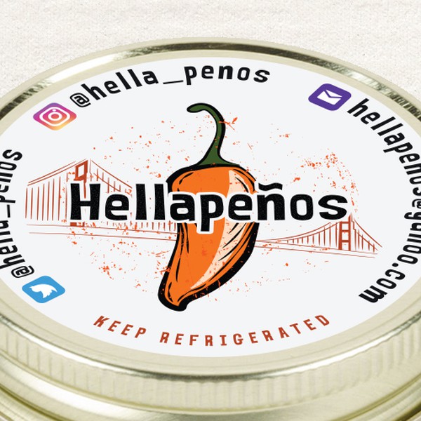 Hellapenos label