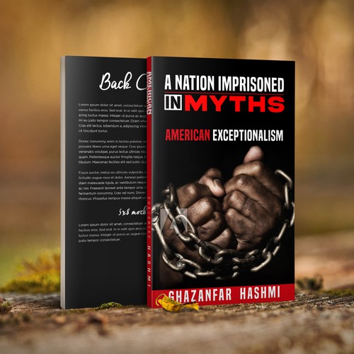 American Exceptionalism - A Nation Imprisoned in Myths - Book Cover Design by Nicholas Crasta