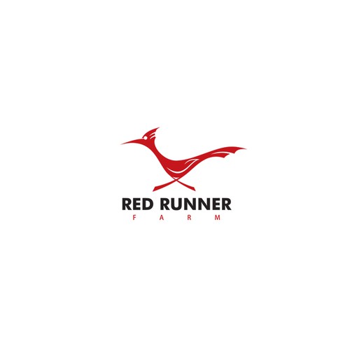 Create a roadrunner logo for Red Runner Farm Design by Nostragaros