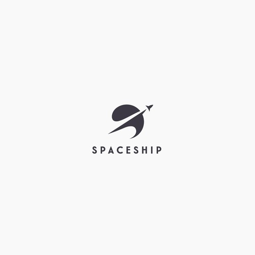 Design a logo for Spaceship. We invest where the world is going, not where it's been. Design by emretoksan