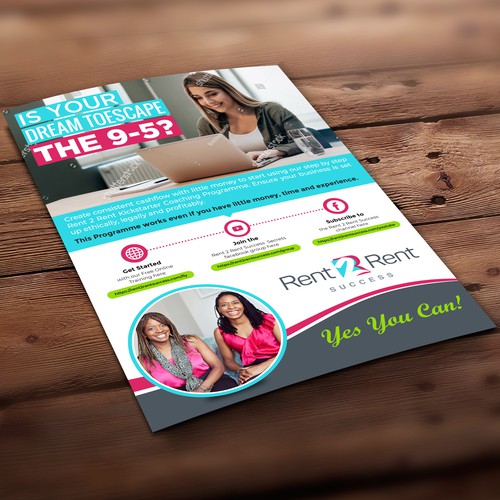 Create a Ridiculously Good Flyer for Rent 2 Rent Success Design by Creative Milan ❤️