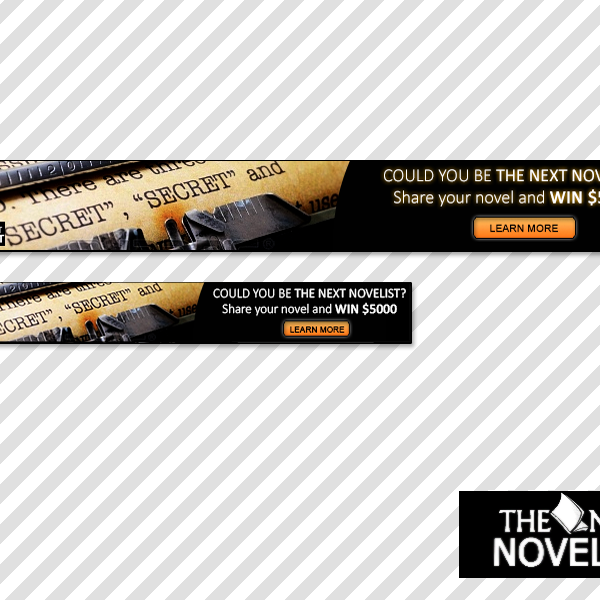 Help The Next Novelist with a new banner ad
