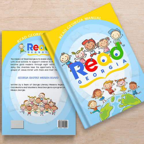 A book cover to inspire volunteers reading to children! Design by Esra Büte