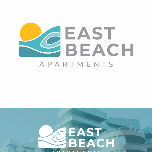 RETRO / Mid-Century - BEACHY APARTMENT LOGO - WE ALWAYS PICK A WINNER! Design by DeSaFeART