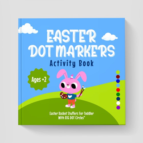 Easter Coloring Activity Book For Kids Design by Prolific_Eye