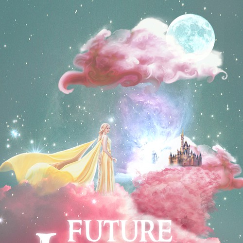 Children's Sci-fi Love Story Book Cover Contest! Space Captains and Princesses. Future Love Story!-ontwerp door Broonson