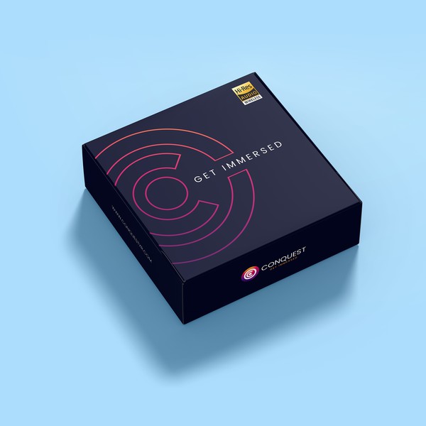 Design realizzato da MahatoSoma intitolato "Virtual Reality Headphones Packaging"