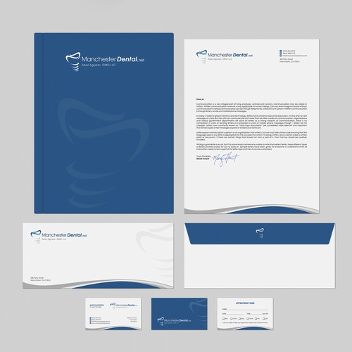 Designs | Dental stationary and business card | Stationery contest