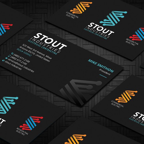 Electrical Contractor needs sleek business card Design by Taaiebah