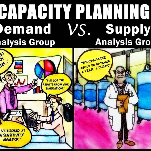 Simple cartoon - capacity planning | Illustration or graphics contest