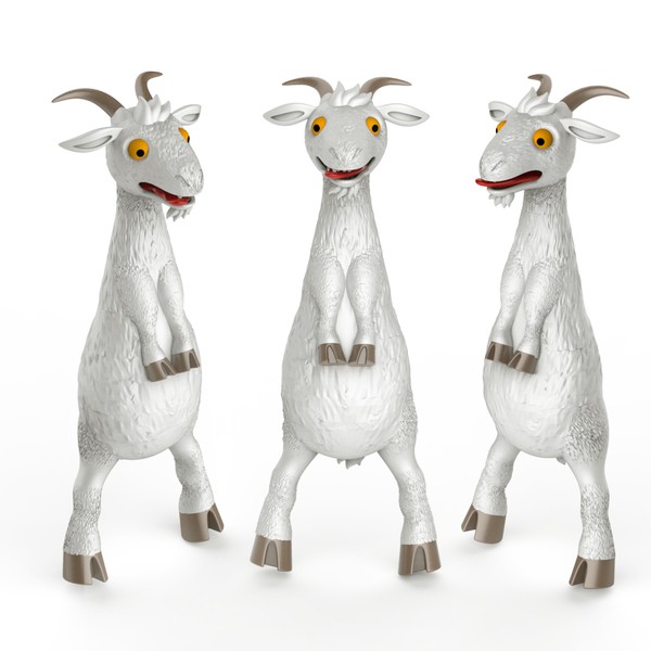  Squeaky goat toy design