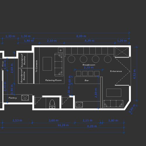 Office design for software development company Design by Muzaena