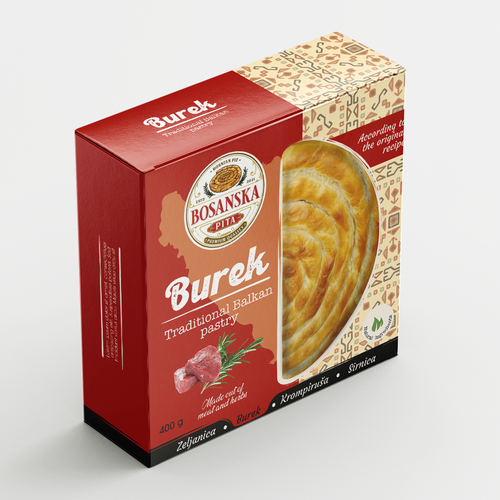Bosanska Pita (Balkan Pastry) Needs a New Packaging Design Design by ZEszter
