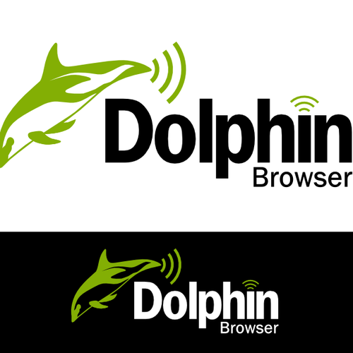 New logo for Dolphin Browser Design by jsummit
