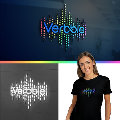 Help create a cool new logo for an AI speech app Design by X-DNA