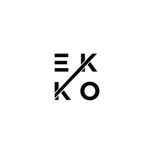 SIMPLE LOGO - ekko Letters then dm after Design by vanaya