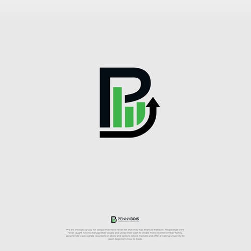 Build our brand - modern/inventive logo for stock trading community that's like a family. Design réalisé par HachePe