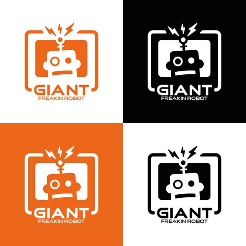 Minimalist, Classy Giant Robot Logo Wanted Design by tdesign.taner