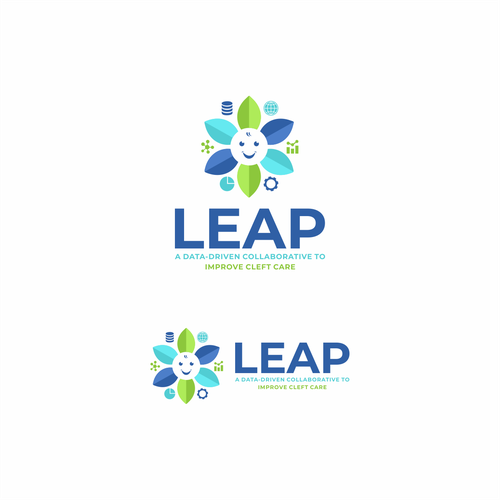 Inspiring logo for a new collaboratory to improve healthcare for young children Design by colorworks™