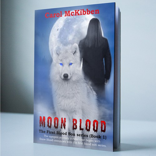 Moon Blood *Fantasy* *Thriller* the first cover for a new series! Design by Blokowsky