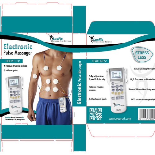 tens unit product box design Design by ChriistalRock