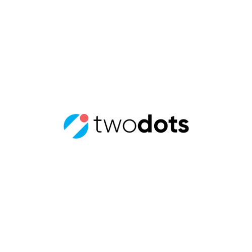 Two Dots Software Fraud Prevention Logo Design - Modern and Simple! Design by creangle