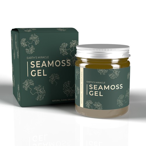 Design a Label for our Sea Moss Gel Product Design réalisé par Cleoalex