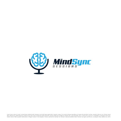 Create a podcast logo for MindSync Sessions | Logo & social media pack ...