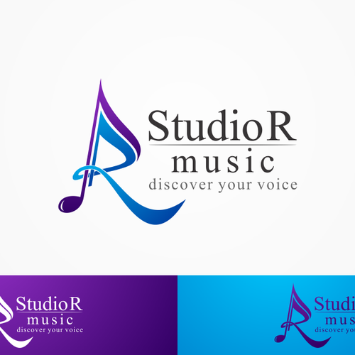 Studio R Music needs a new logo Design by KangLii™
