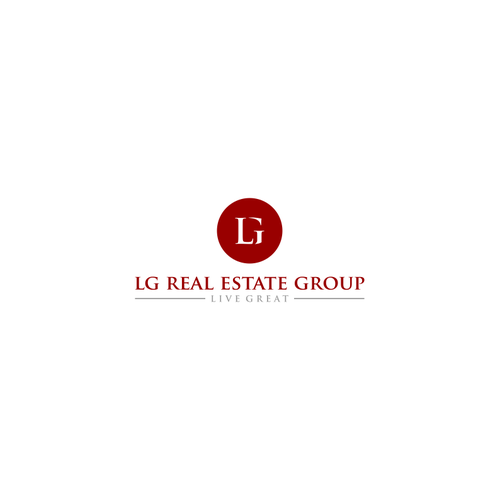 Create a modern, bold, and sleek logo for LG Real Estate Group Design by allunanpasir