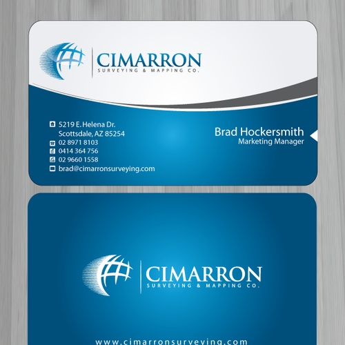 stationery for Cimarron Surveying & Mapping Co., Inc. Design por Umair Baloch