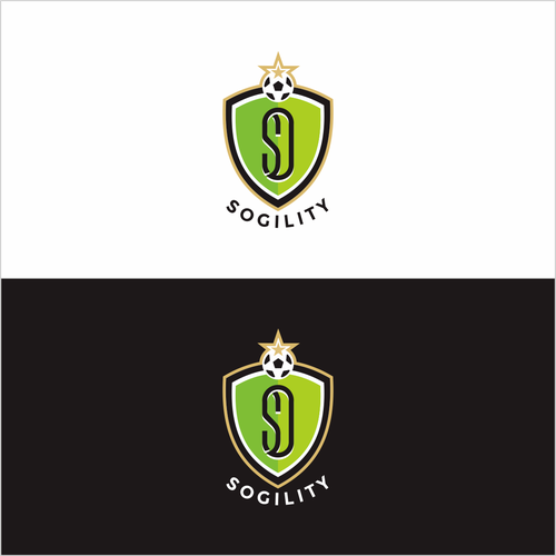 Football Crest Design for Sogility Design by zarzar