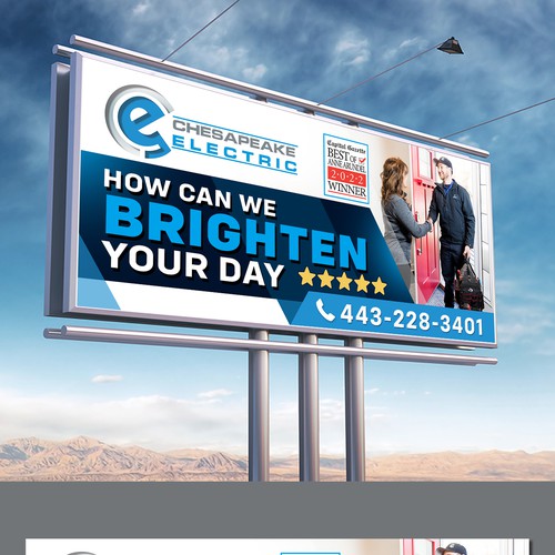 Chesapeake Electric Billboard Design by Creative AAA