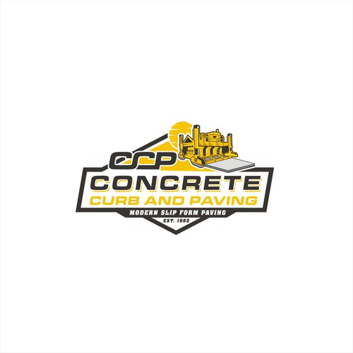 Concrete Curb and Paving- Modern Slipform Paving Subcontractor Design by Pajero_Yaya