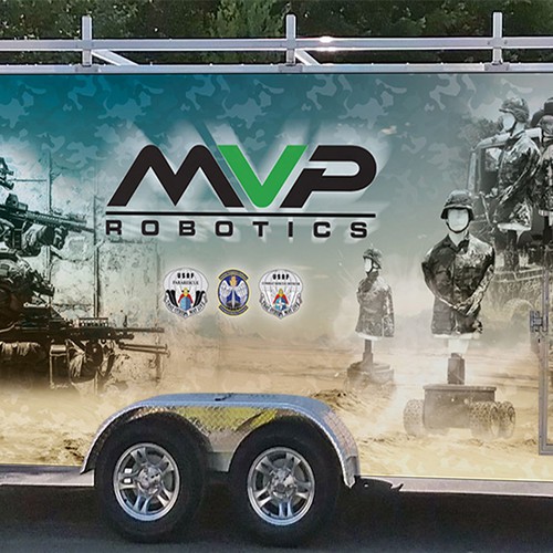 DESIGN A TRAILER WRAP FOR MILITARY ROBOTS - MVP ROBOTICS Design by RockPort ★ ★ ★ ★ ★