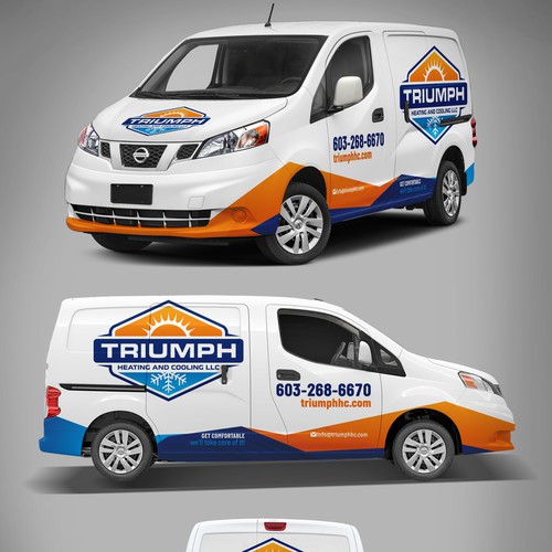 Hvac van wrap Design by MasterWraps™