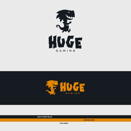 Huge Gaming Logo and Brand Identity Design by Voinch Visuals