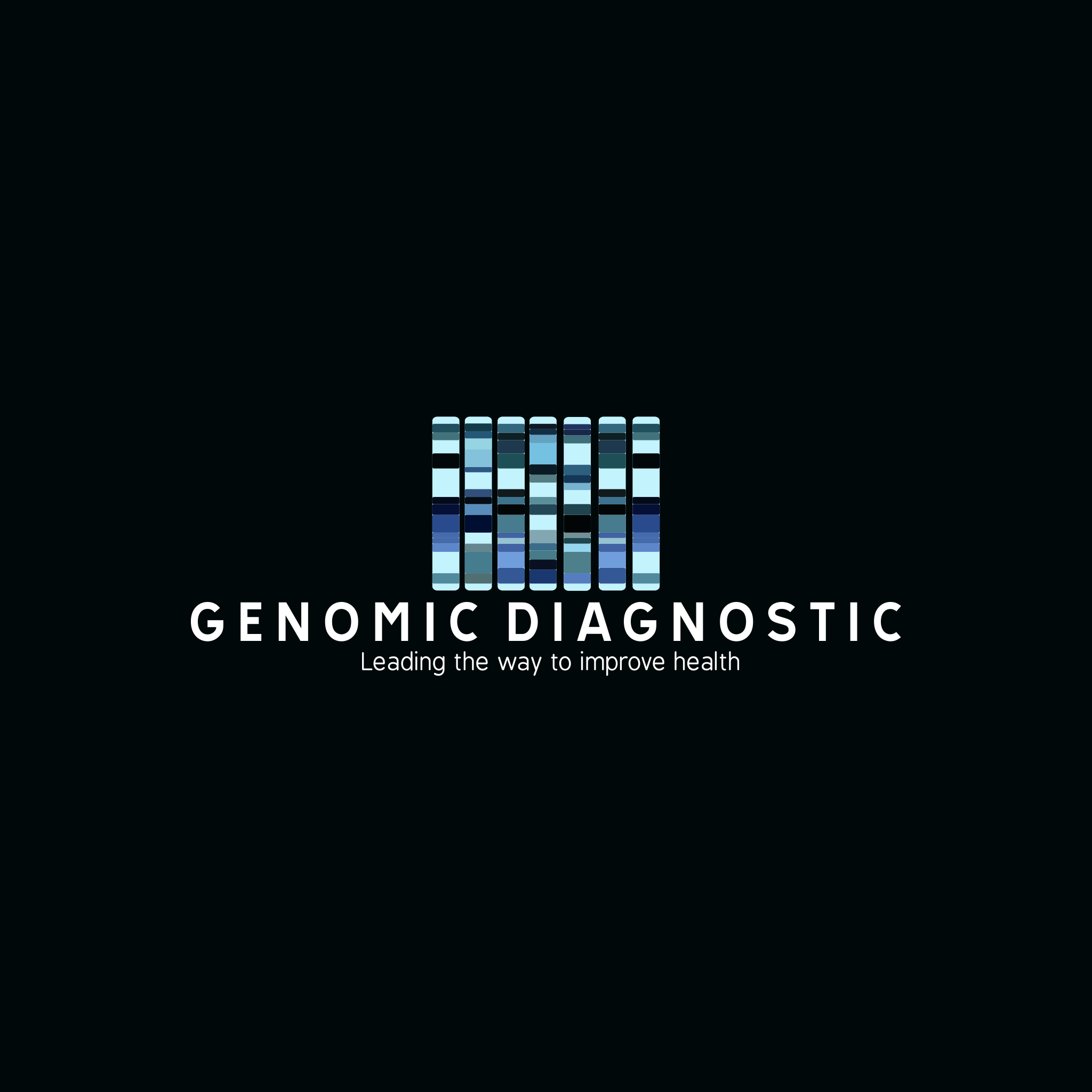 Diagnostics logo with the title 'Create a logo for a leading Genomic diagnostics company in Australia'