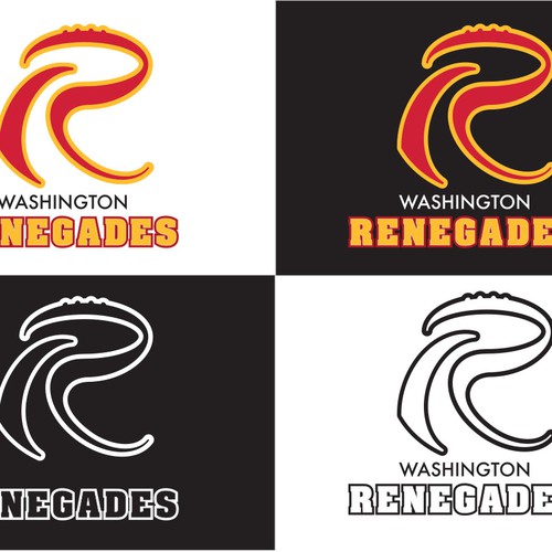 Community Contest: Rebrand the Washington Redskins  Design by DiegoGoi