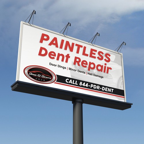 We Fix Dents banner Design by e^design