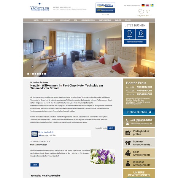 Design Selling bar for Hotel Yachtclub Baltic Sea